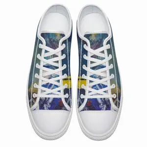 Men Space Station Retro Canvas Shoes