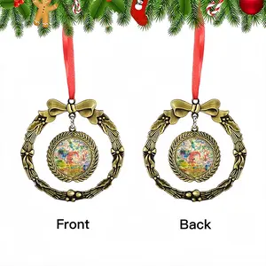 Artjpg Christmas Wreaths Pendant