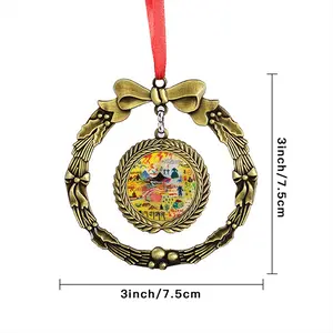 Maroc & Roll Christmas Wreaths Pendant