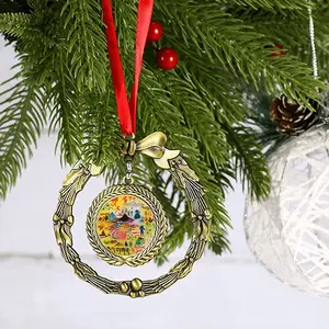 Maroc & Roll Christmas Wreaths Pendant