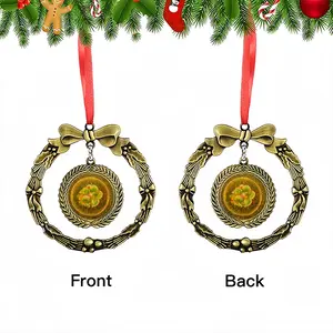 Cellular Universe X Christmas Wreaths Pendant