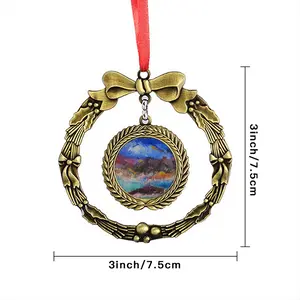 Mixing Skies Christmas Wreaths Pendant