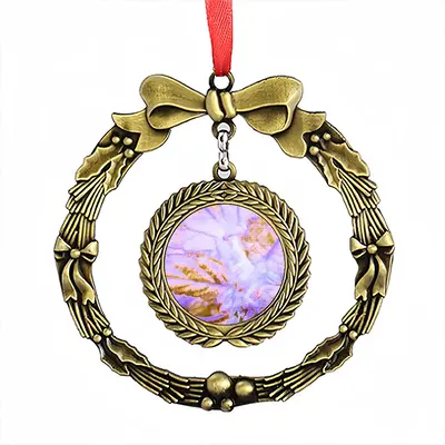 Winged Booby Christmas Wreaths Pendant