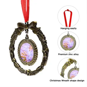 Winged Booby Christmas Wreaths Pendant