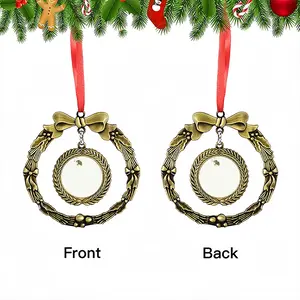 Wholookswhoo Christmas Wreaths Pendant