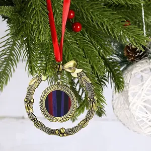 Heavy Fabric Christmas Wreaths Pendant