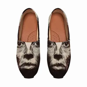 Men Miles Davis Portrait Flat Shoes