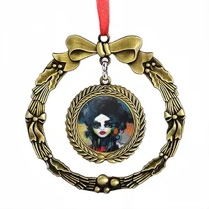 Masquarade Christmas Wreaths Pendant