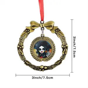 Masquarade Christmas Wreaths Pendant