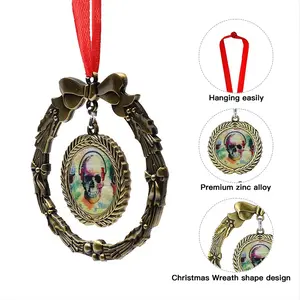 The Secret Of Happiness Christmas Wreaths Pendant