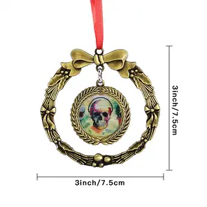 The Secret Of Happiness Christmas Wreaths Pendant