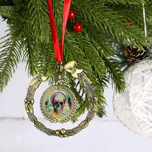 The Secret Of Happiness Christmas Wreaths Pendant