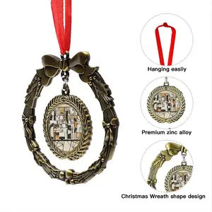 Emergency Optimism (Collage) Christmas Wreaths Pendant