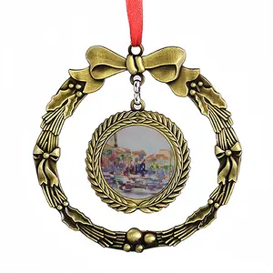 Sanary Sur Mer A Mediterranean Harbour Christmas Wreaths Pendant