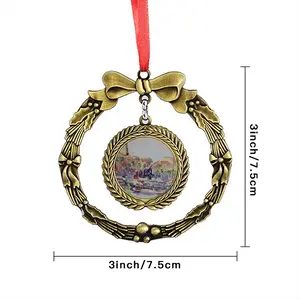 Sanary Sur Mer A Mediterranean Harbour Christmas Wreaths Pendant