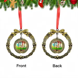 The Cloud Factory Christmas Wreaths Pendant