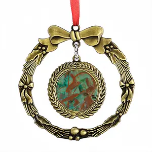 Birds Christmas Wreaths Pendant