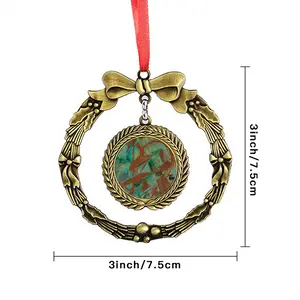 Birds Christmas Wreaths Pendant