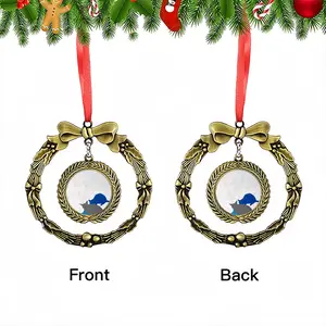 Meal Christmas Wreaths Pendant