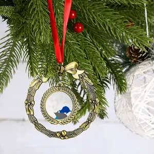 Meal Christmas Wreaths Pendant