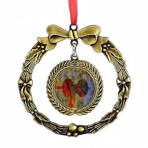 American Girl Power Christmas Wreaths Pendant