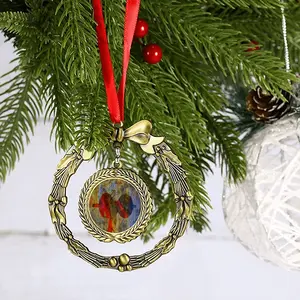 American Girl Power Christmas Wreaths Pendant