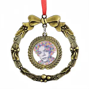 Jean Michel Basquiat Forever Christmas Wreaths Pendant