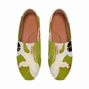 Men Scared Cat Flat Shoes