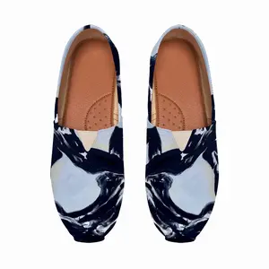 Men Wildness In Bw Flat Shoes