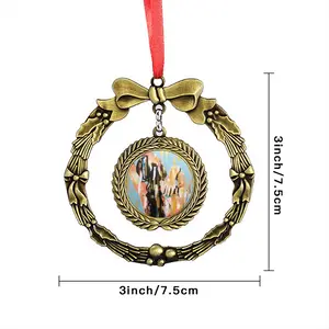 Release Christmas Wreaths Pendant