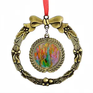 Alchemical Symbols Christmas Wreaths Pendant