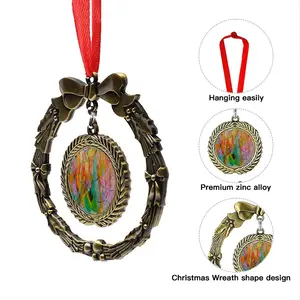 Alchemical Symbols Christmas Wreaths Pendant