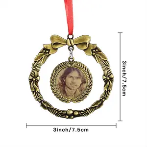 Tom Cruise Portrait Christmas Wreaths Pendant