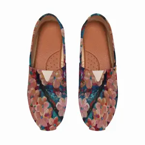 Men Apple Tree Blossom Flat Shoes