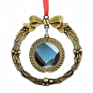 Wedge Christmas Wreaths Pendant