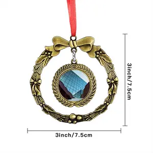 Wedge Christmas Wreaths Pendant