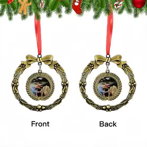 Loan Shark Christmas Wreaths Pendant