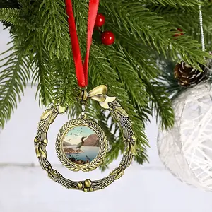 Bird Sanctuary Christmas Wreaths Pendant