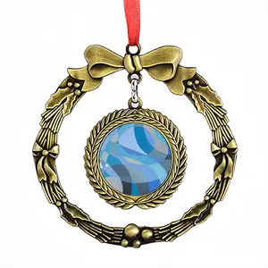 Swimming Pool Christmas Wreaths Pendant