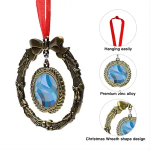 Swimming Pool Christmas Wreaths Pendant