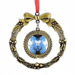 Holy Cloud Smokes Christmas Wreaths Pendant