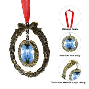 Holy Cloud Smokes Christmas Wreaths Pendant