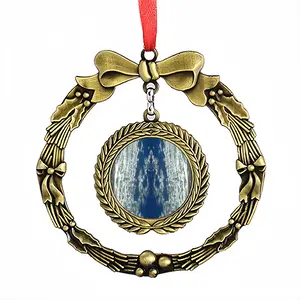 Cloudy With A Chance Of Vishnu Christmas Wreaths Pendant