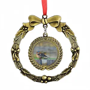 Bird Christmas Wreaths Pendant