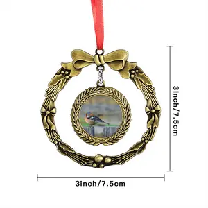 Bird Christmas Wreaths Pendant