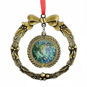 Olive Trees At Dusk Christmas Wreaths Pendant