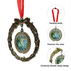 Olive Trees At Dusk Christmas Wreaths Pendant