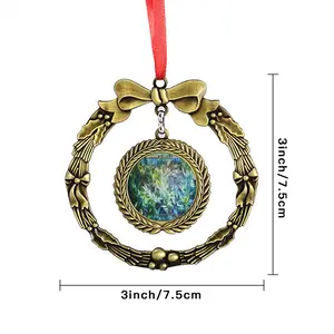 Olive Trees At Dusk Christmas Wreaths Pendant