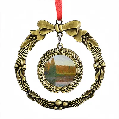 Quiet Evening Christmas Wreaths Pendant