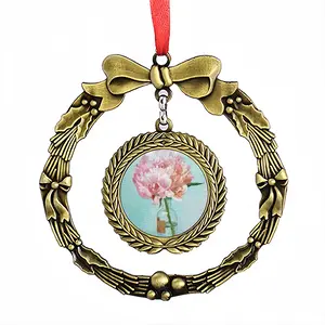 Last Peony Christmas Wreaths Pendant